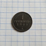 1 Pfenning 1866 rok Prusy