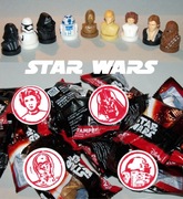 STAR WARS Stemple Figurki Pieczątki 9 szt. Gwiezdne Wojny