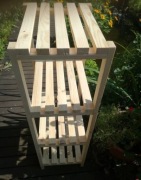 Mocny Regał drewniany - Sosna 45 x 30 x 110 cm