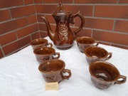 PRL zestaw serwis z kamionki lata 70-te Mankiewicz Bronisław