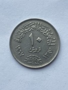 Egipt 10 piastres 1967 rok