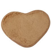 Dywanik łazienkowy brązowe serce