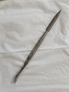 Skrobak do miedziorytu grafika warsztatowa narzędzia 