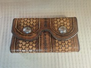 Nerka na pas skórzana ręcznie robiona.