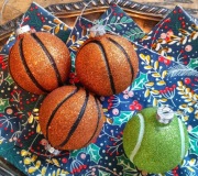 Bombki szklane piłki 3 sztuki plus gratis