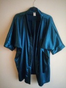 Szlafrok satynowy morski L - XL (Dress Art. Polska)