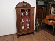 Dębowa biblioteczka witryna antyk 827/2025