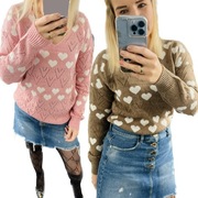 sweterek w serduszka