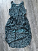 Sukienka letnia dłuższy tył szyfonowa rozm. 146