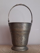 Wiaderko do lodu, plater? vintage prl, posrebrzane?