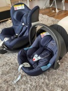Foteliki Cybex Aton + Sirona M2 i-Size + Baza M