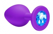 Plug Analny Plug-Anal Emotions Cutie Small PURPLE light Blue crystal