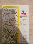 Gmina Laskowa mapa turystyczna 