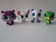Littlest Pet Shop LPS z gazetki komplet 4 sztuk