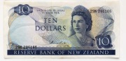 Nowa Zelandia 10 dolarów 1967 P.166 Rzadki