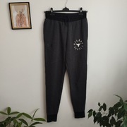 Męskie spodnie dresowe M – szare, grafika byka, streetwear, Under Armour