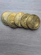 Polska 2 zł 2012; 50 lat Trójki; 5 monet