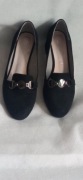 Buty zamszowe czarne marki  Sergio Leone nr 38 