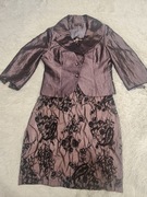 Elegancki kostium sukienka +zakiet