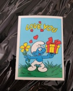 prl smurfy bajka smerfy pocztówka karta pocztowa kolekcja nr 386