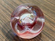 Śliczna szklana kula ozdoba przycisk do papieru 