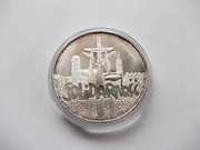 100000 zł 1990 SOLIDARNOŚĆ, Ag 999, uncja 31,1g 