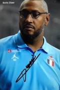 Boris Diaw San Antonio Spurs NBA autograf