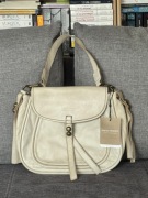 Torebka Marco Mazzini beżowa skóra