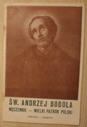 ŚW. ANDRZEJ BOBOLA VERITAS - LONDYN 1938 ROK, AUTOGRAF PRYMASA, RZADKOŚĆ