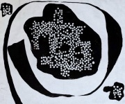 Obraz na płotnie. Abstrakcja. Cisza i rytm