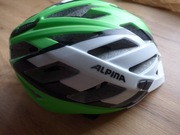 Kask rowerowy ALPINA r. S/M z regulacją 52-57 cm, daszek