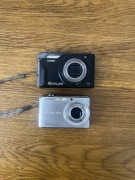 2x Aparat cyfrowy Casio Exilim – komplet/uszkodzone/retro