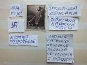 znaczki Mi 701 DROŻSZA ODMIANA  Niemcy 1939r. HITLER Swastyka Rzesza Reich
