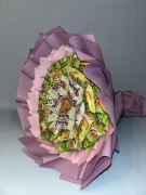 Słodki bukiet jadalny – prezent z cukierków