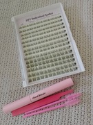 Rzęsy bondingowe 10-12mm kępki rzęs sztuczne rzęsy doklejane 