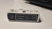 Kontrolka wyświetlacz zapiętych pasów / Air Bag - Renault 