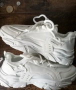 Buty męskie sportowe białe sneakersy r. 42,5 – NOWE