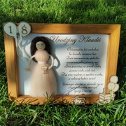 Prezent 18 urodziny pamiątka ramka na osiemnastkę