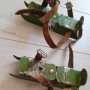 Stare Łyżwy Vintage Retro Łyżwy saneczkowe