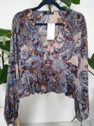 bluzka mango przewiewna przezroczysta cena sklepowa 180 zł s/m 