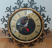 Kolekcjonerski Zegar Jantar PRL - Design Space Age / Loft - Do renowacji.