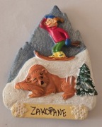 Magnes na lodówkę ceramiczny Zakopane Giewont Dunajec Tatry MorskieOko(43) 