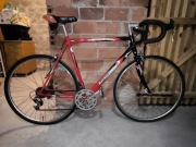 Rower szosowy Dema Vittaro 58cm, stalowy, czerwony, napęd 2x6