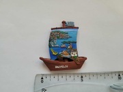 Magnes na lodówkę - 751e. SKOPELOS Statek
