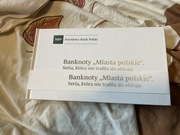 BANKNOTY MIASTA POLSKIE SERIA KTÓRA NIE TRAFIŁA DO OBIEGU