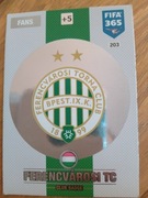 karta piłkarska Ferencvarosi TC Club Badge 2017-18 Panini XL Fifa 365