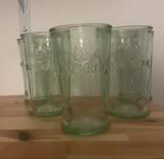 Zestaw szklanek Bacardi 5 sztuk zielone do Rumu