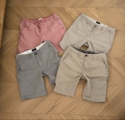 Zestaw 4x Spodenki Męskie M Superdry Boss Beżowe / Szare