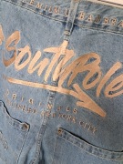 Spodnie męskie Southpole Baggy Jeans Y2K szerokie W 32 Nowe