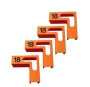 4x DŁUGI UCHWYT STOLARSKI KĄTOWY DO PŁYT 18mm